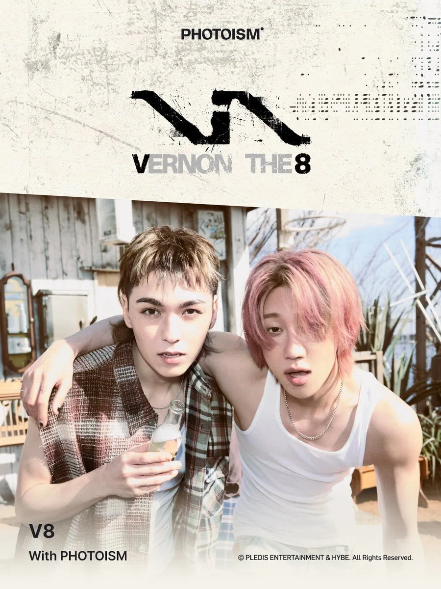 PhotoismにVERNON X THE 8のアーティストフレームが登場！｜Fantoot