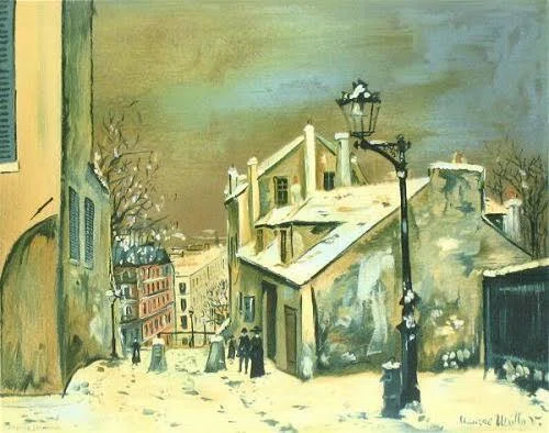 The Melancholy of Montmartre—The Single Character Utrillo Added to