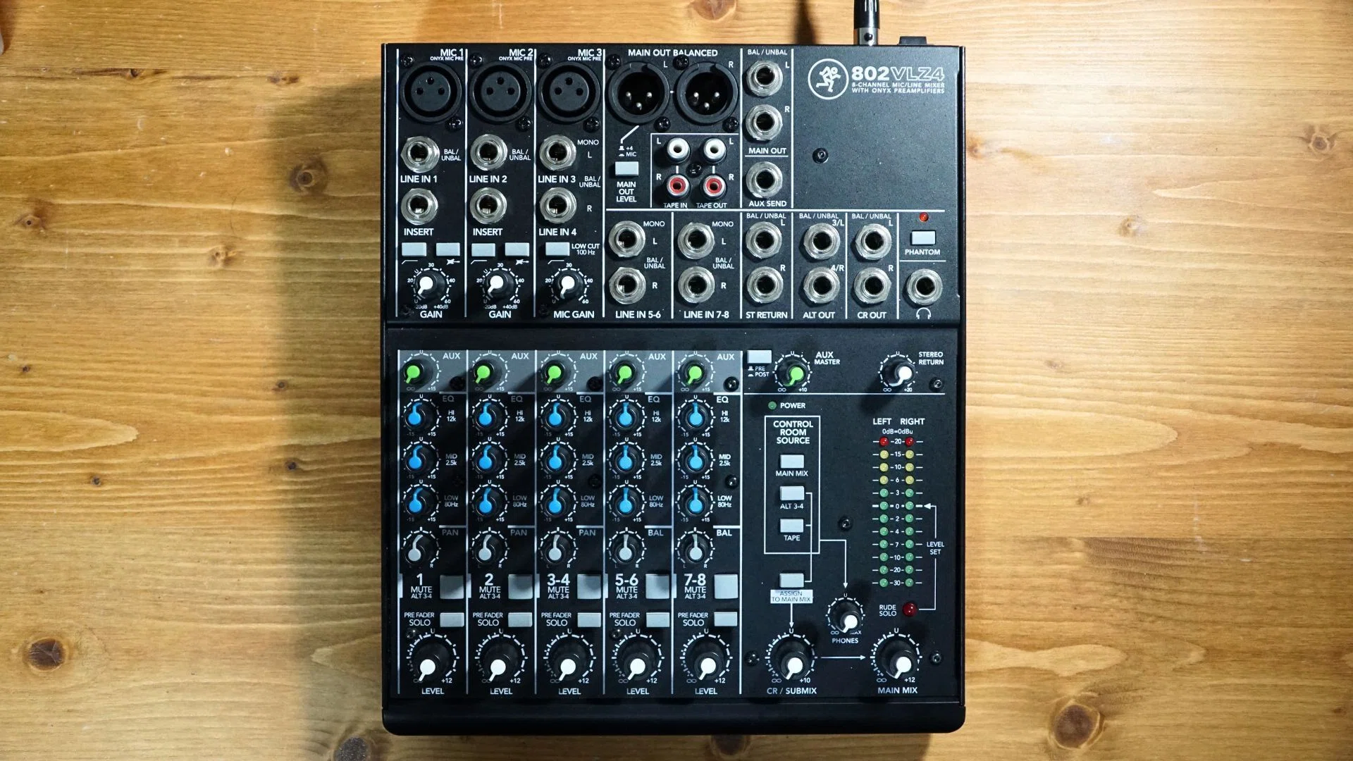 図解 】 アナログミキサーの仕組みと使い方 | MACKIE 802VLZ4｜ぼんちゃん