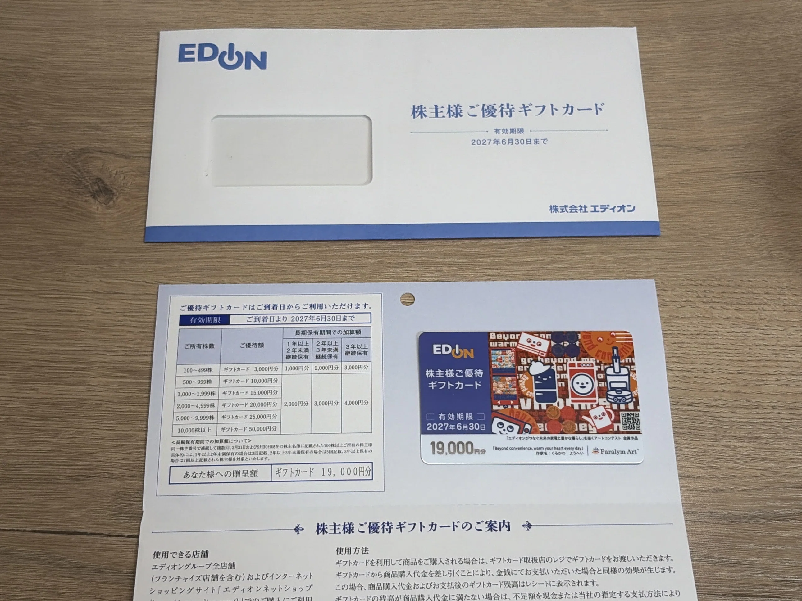エディオン 株主優待 公式通販 EDION エディオン株主優待 19000円分