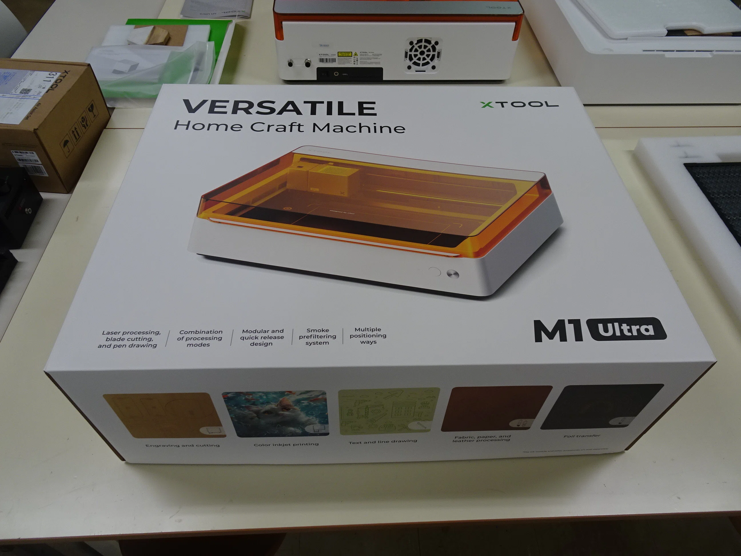 カラークラフトレーザー xTool M1 Ultra の開封1～まずは開封から