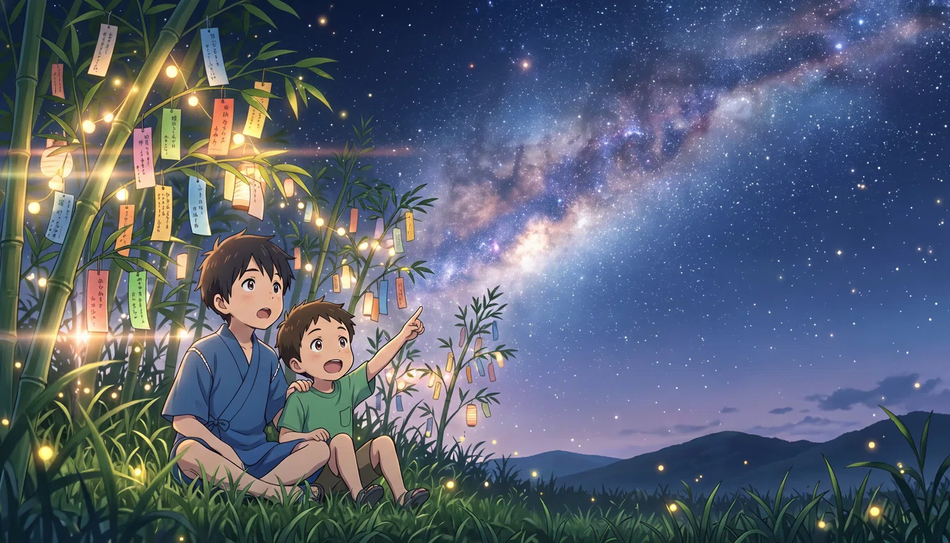 HIROROラボ素材集 Vol.24】星に願いを。子供たちと見上げる「七夕の