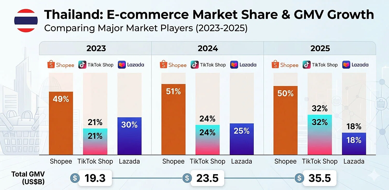 [2026 Local Data] Comparing Thailand's Top 3 E-commerce Platforms from ...