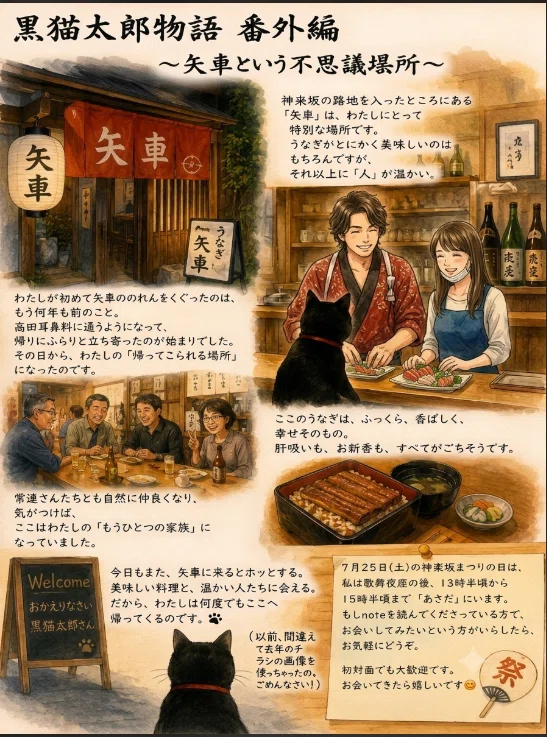 AI協業小説【黒猫太郎物語 番外編】AIの勘違いを大暴露！？わたしの