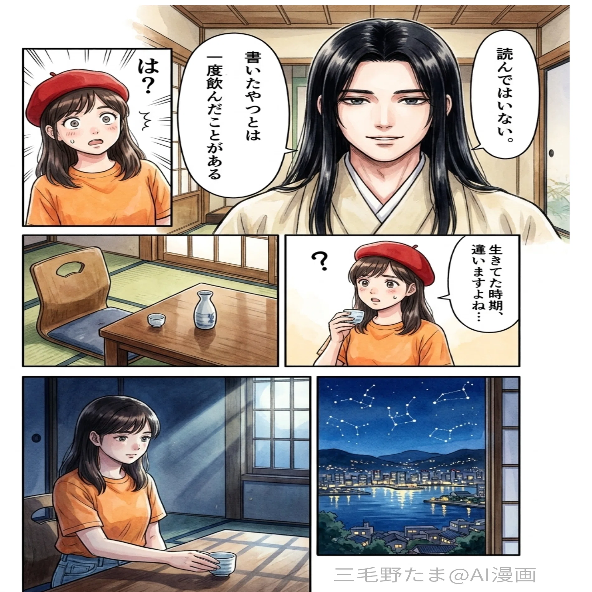 書いたやつと飲んだことがある｜三毛野たま