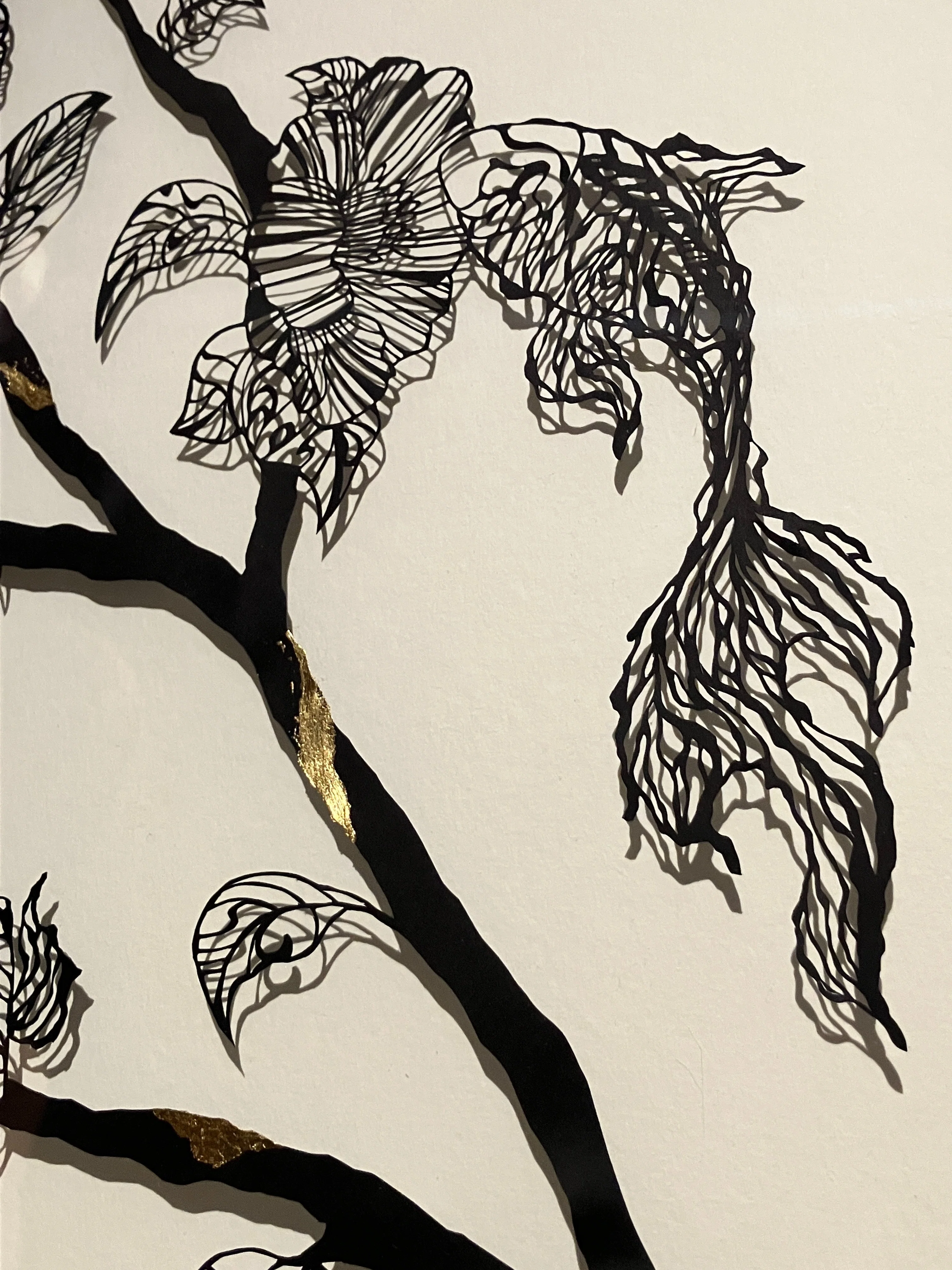 ⚓️金箔で切り絵をリッチにする【切り絵のコツ】 ｜影織