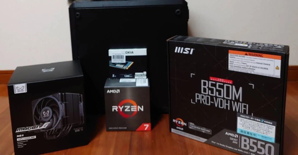 Core i7-6700KからRyzen 7 5700Xへ。10年使った自作PCを約5万円で延命