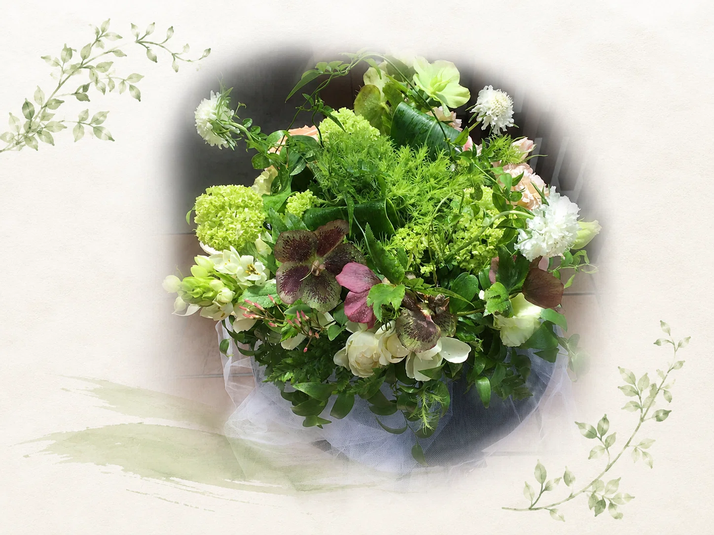 花音のFlower Album #004｜季節のフラワアレンジ｜ミューラ 花音