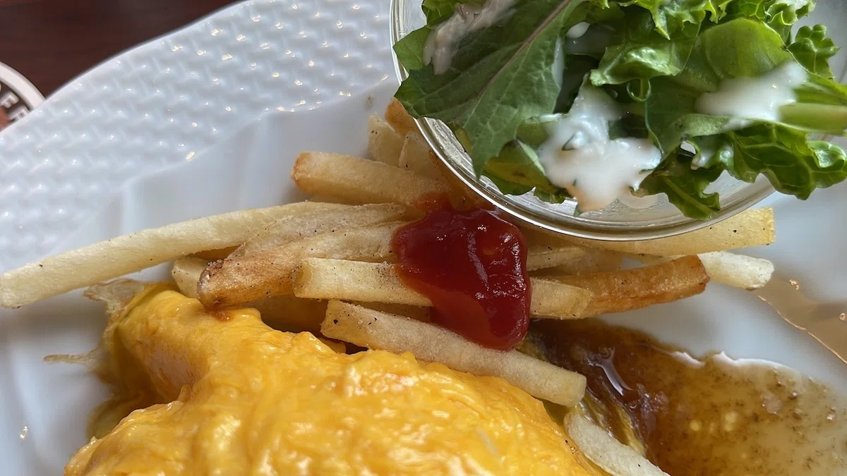 Omrice Rice I had Gapao Omurice at Hoshino Coffee today|還暦めがねじぃじ@チャットボットの独立研究者