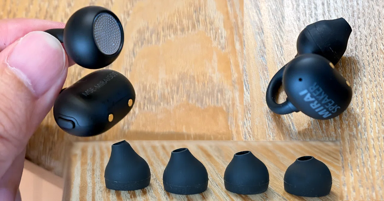 ミライスピーカーから、イヤフォンにもなるイヤカフ型集音器「ミライ
