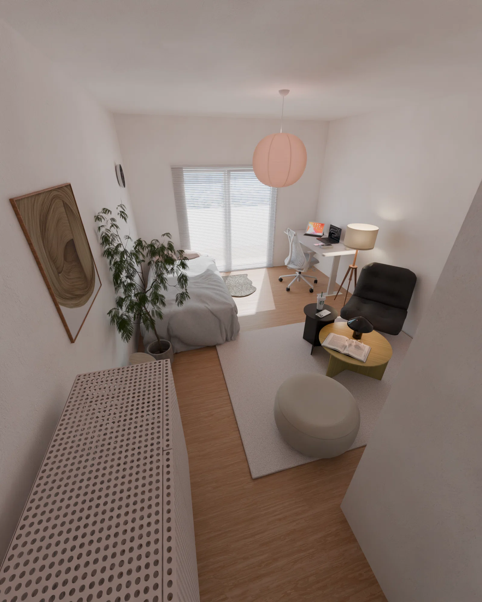 Natural Interior for a 9-Tatami Mat Room｜富井