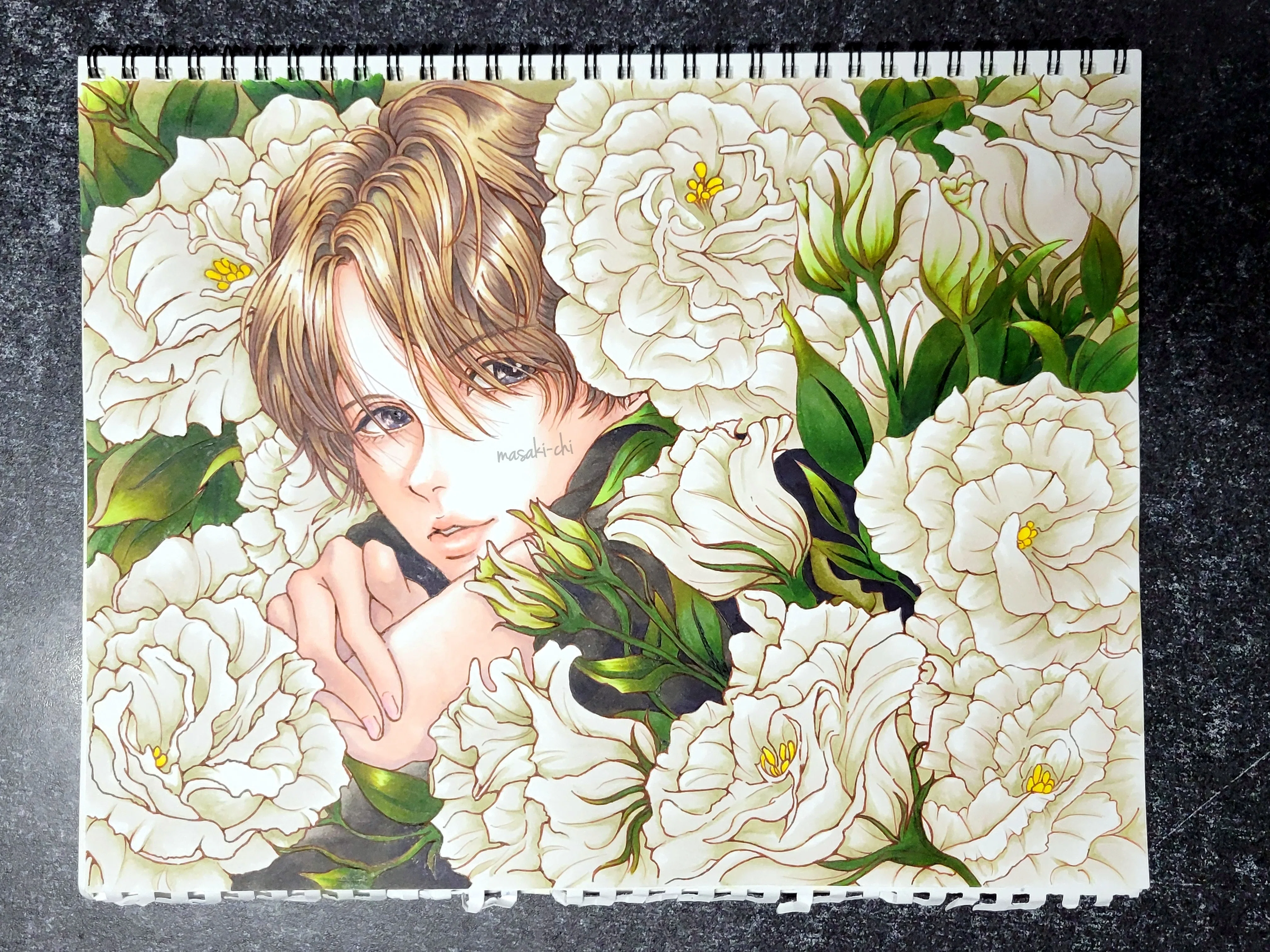 花　絵 Geminiコーチ”からの特訓🎨｜まさノン~がんとお絵描きと推し活と～