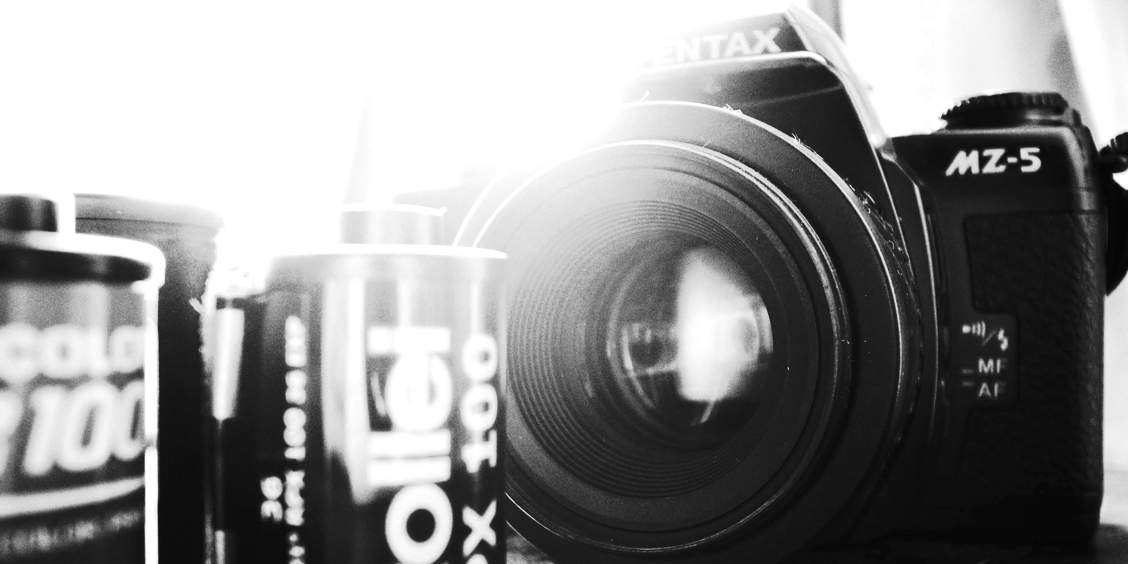 今からフィルム現像します。PENTAX MZ-5で撮ったRollei RPX100と
