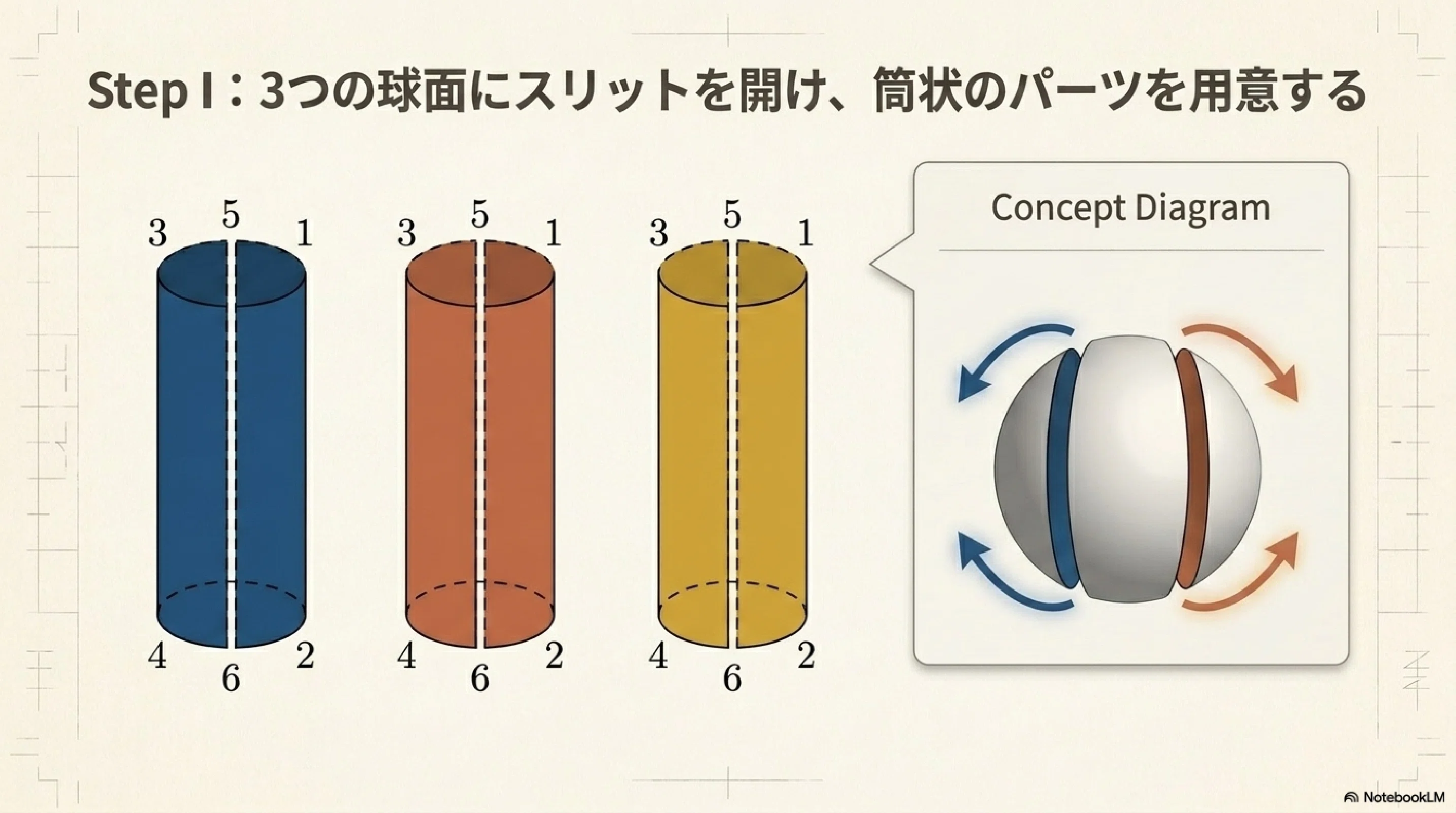 ハサミとノリで作るリーマン面（後半）｜ari1110
