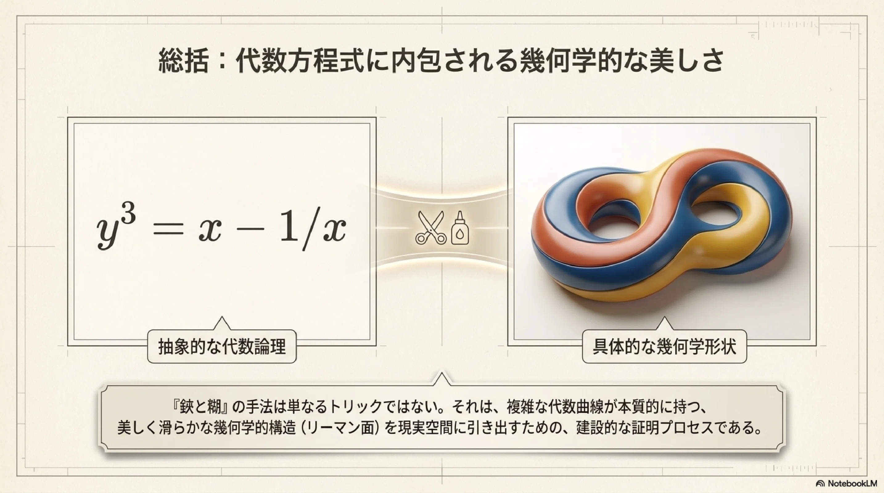 ハサミとノリで作るリーマン面（後半）｜ari1110