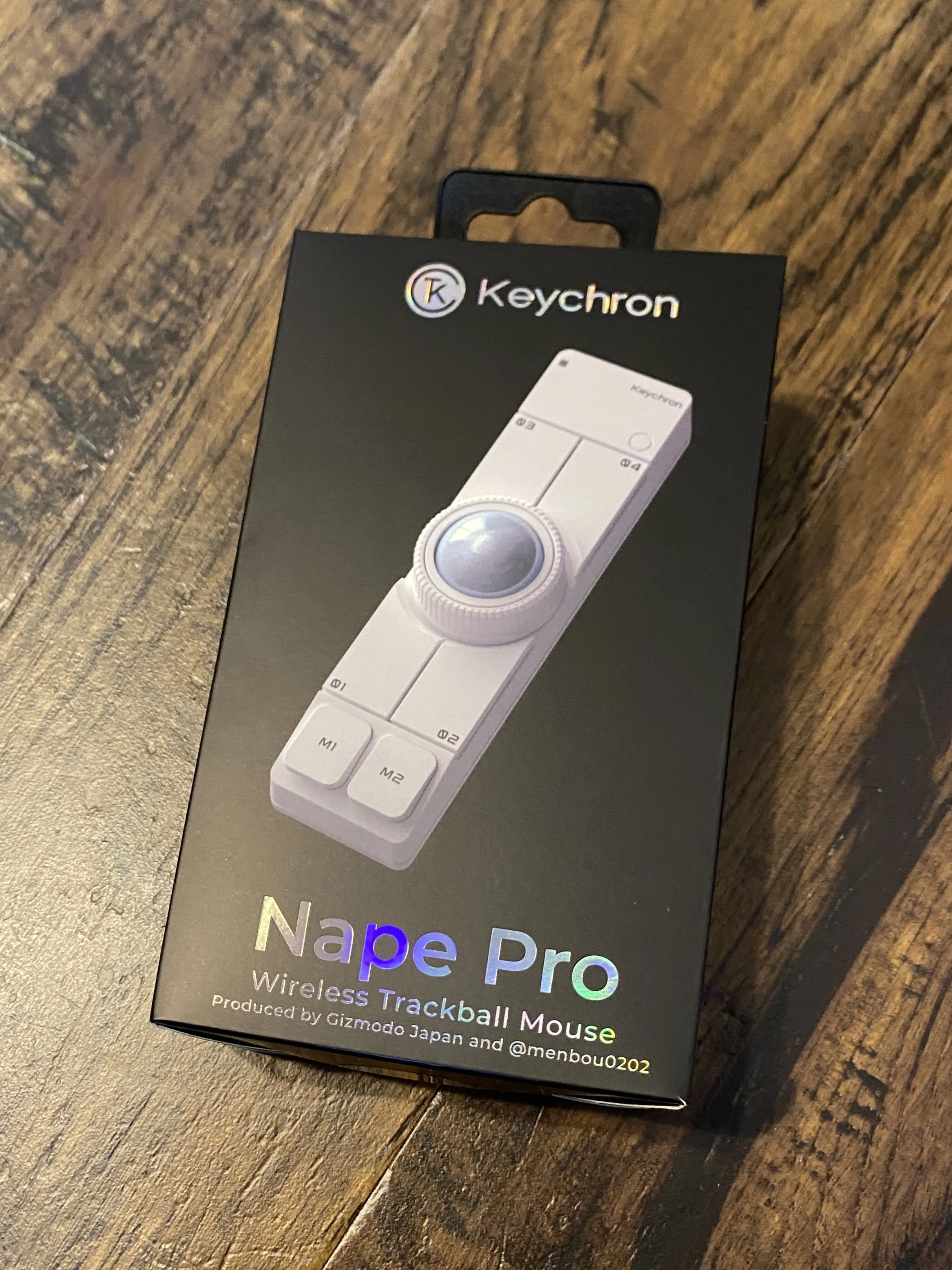 情報 Nape Pro 新感覚トラックボールマウス Keychronとギズモードが共同開発 クラウドファンディング中 どっち買う ねこしぃの周辺機器
