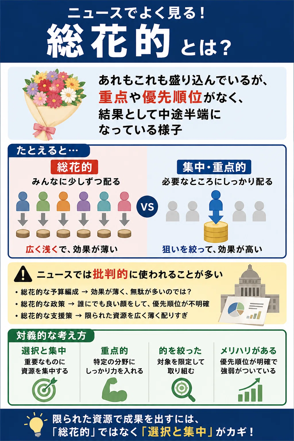 総花 的 と は