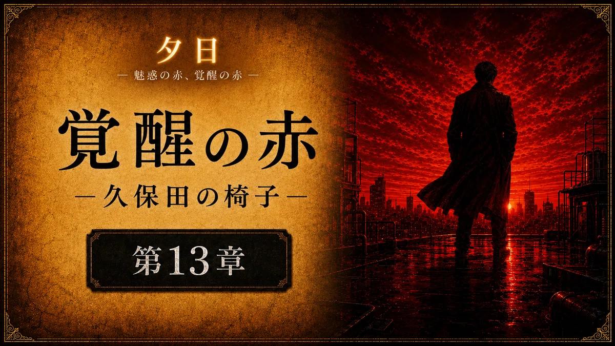 【 創作大賞2026 ホラー小説部門 】応募作品「夕日」【第13章】バナー