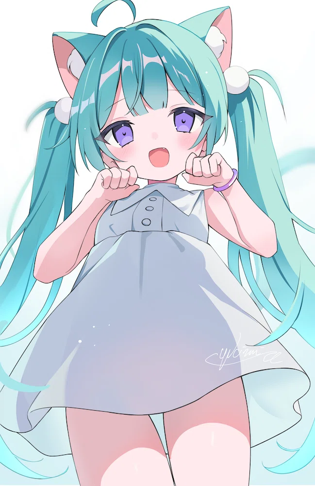 作品紹介「にゃんにゃん」｜ITお絵描きクリエイターゆきみ