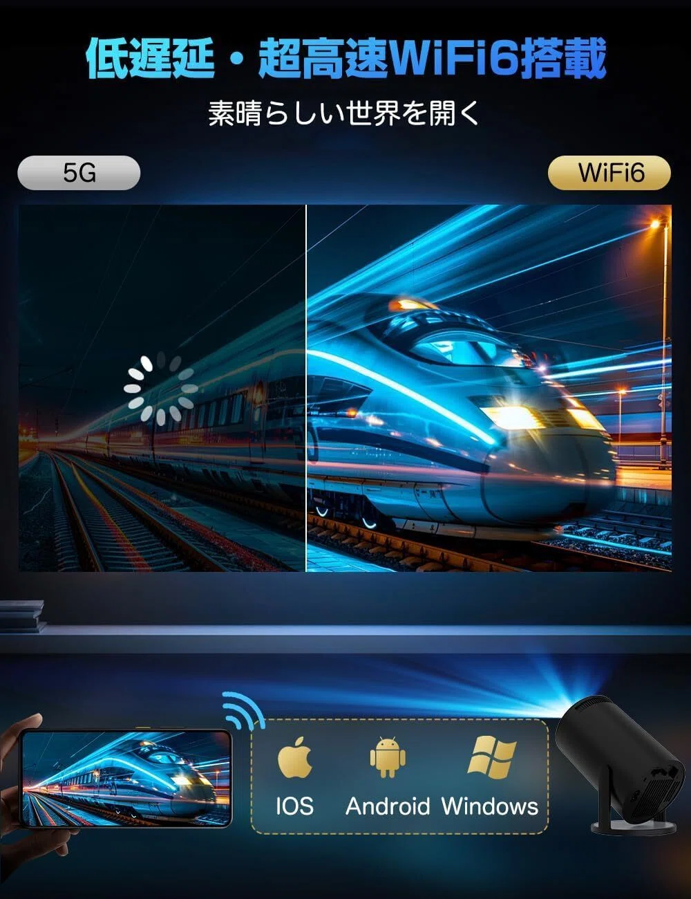 ガチレビュー】FALIYORS プロジェクター 家庭用 小型 2026進化モデル