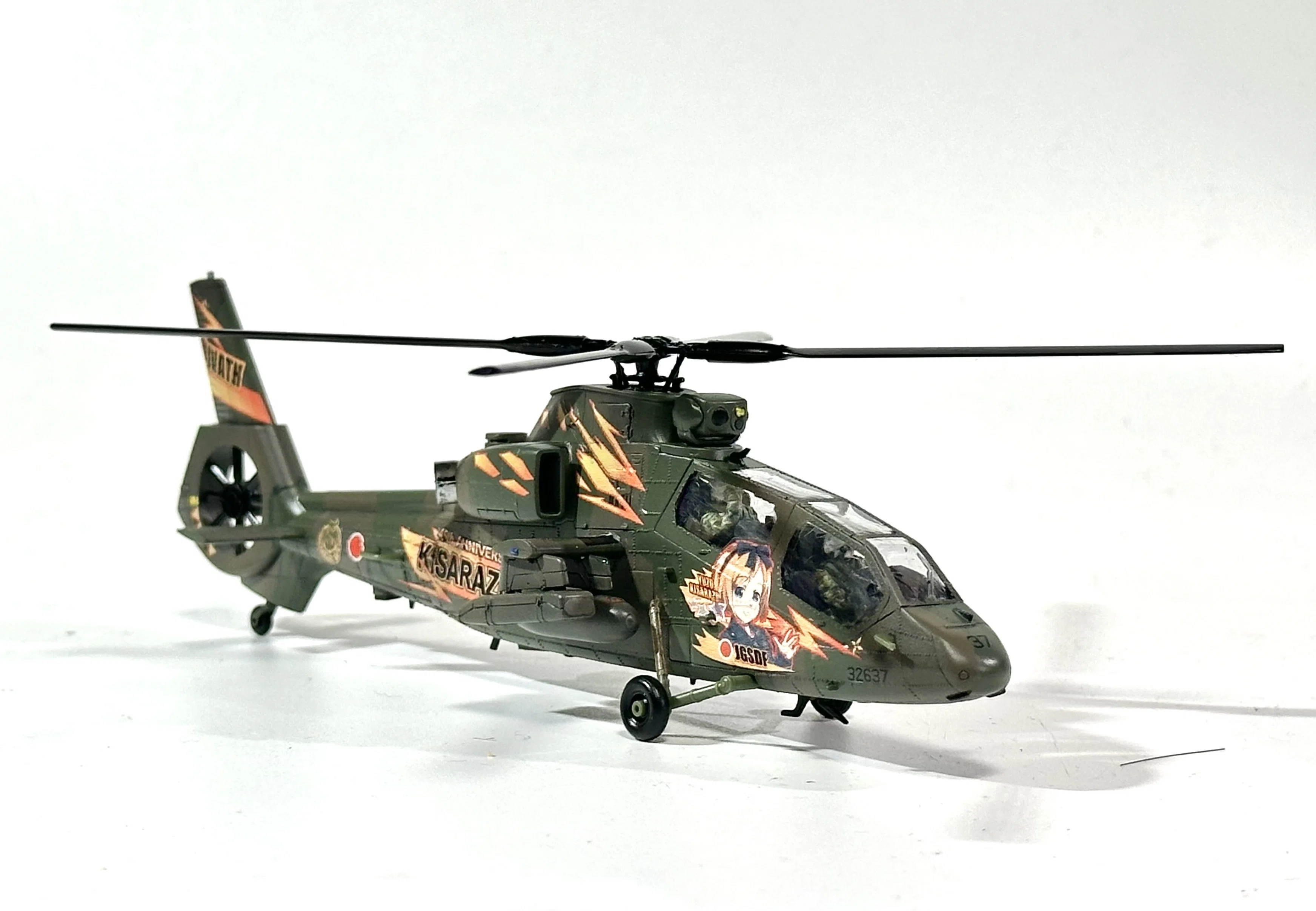 1/72 OH-1『痛オメガ（木更津柚子）』製作記⑥完成！｜はるさー