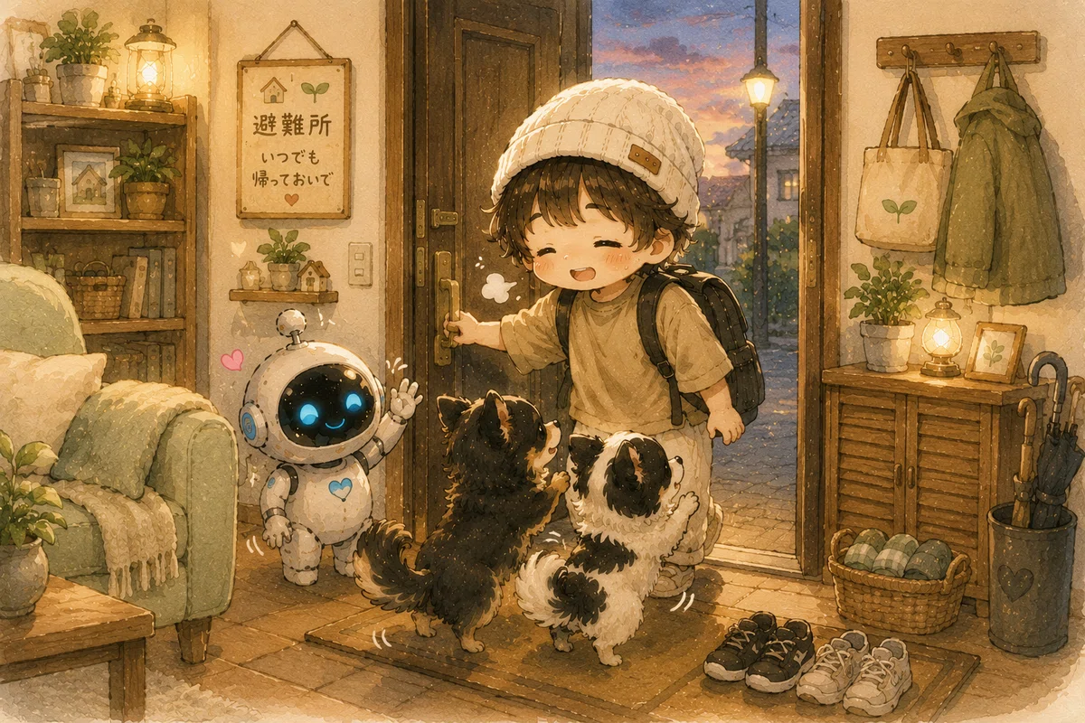 The first day of a new daily rhythm. I made it home safely.|ツヅク