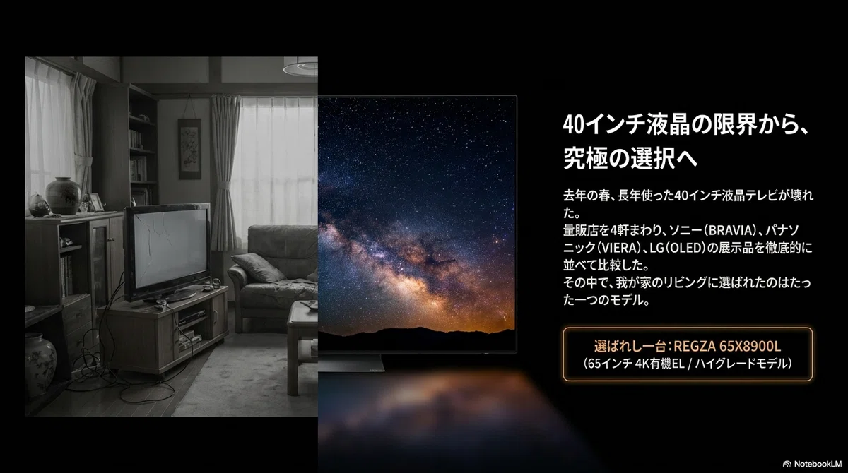 有機ELテレビ レグザ65X8900L