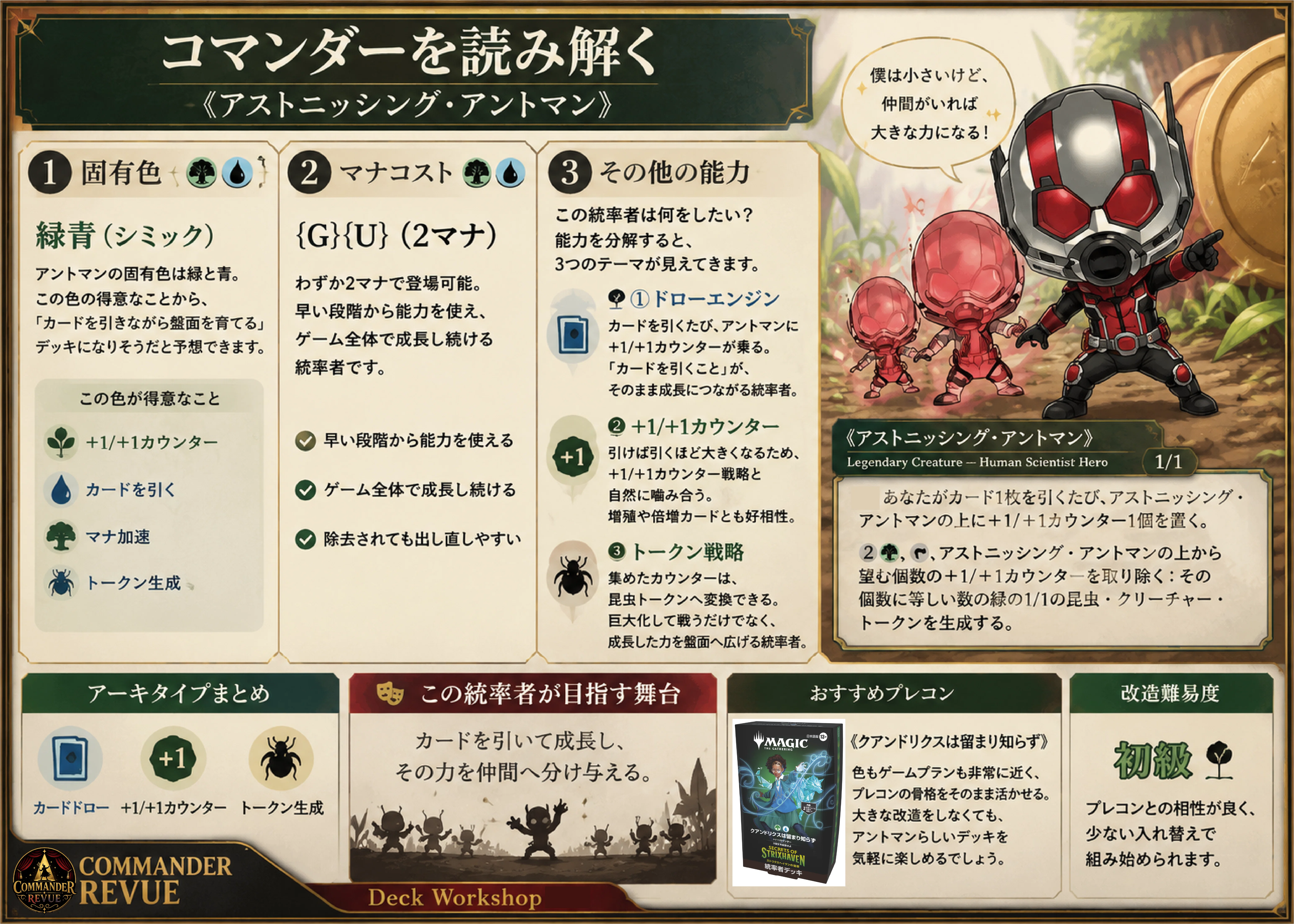CR#9 好きなコマンダーのデッキへの近道②【MTGコマンダー】― MARVEL編