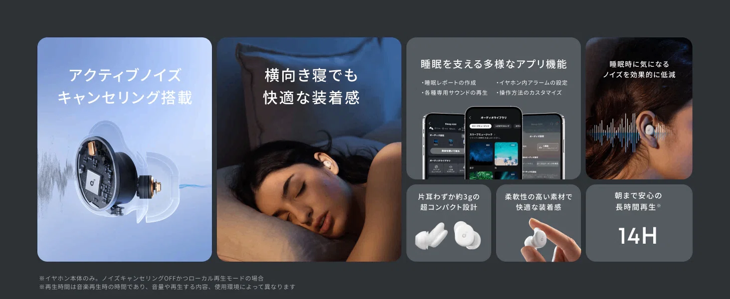 睡眠用イヤホン（寝ホン）の新定番】100本以上のイヤホンを試した私が
