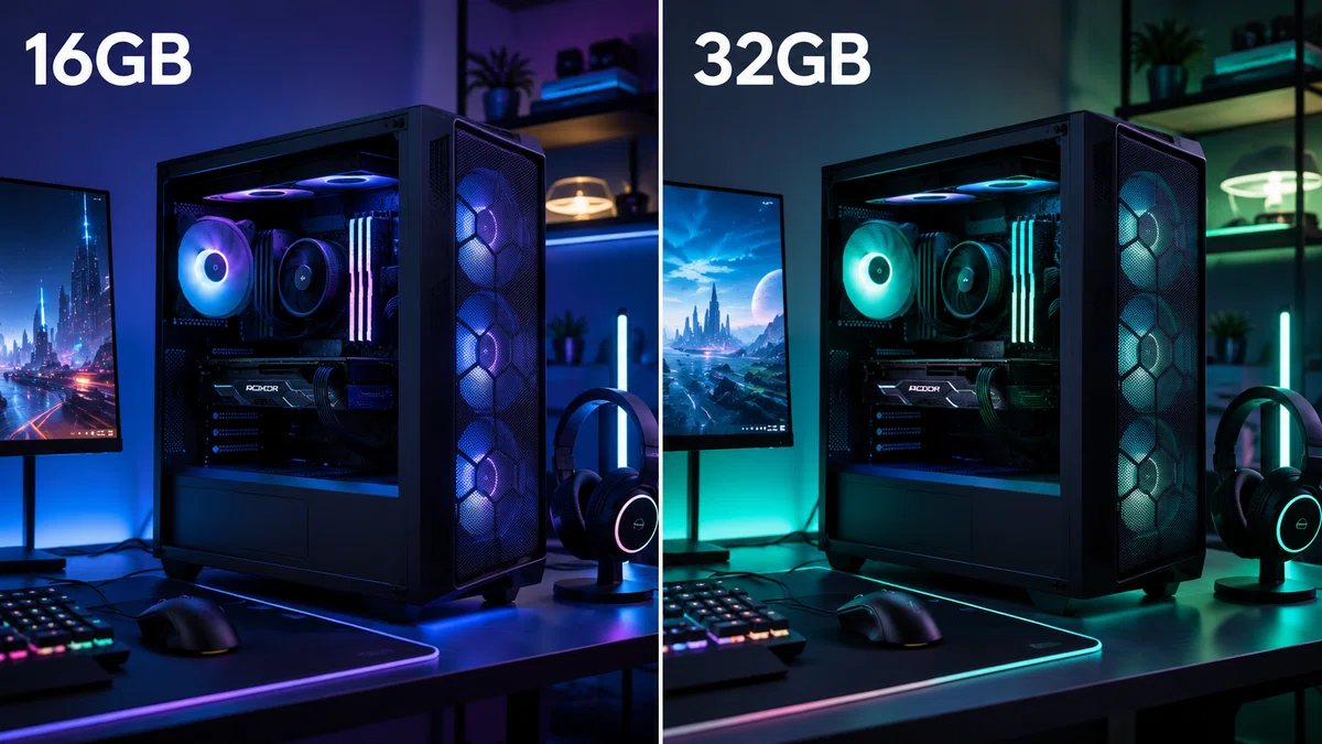 ゲーミングPCのメモリは16GBと32GBどっち?結論は「予算重視なら16GB、後悔したくないなら32GB」