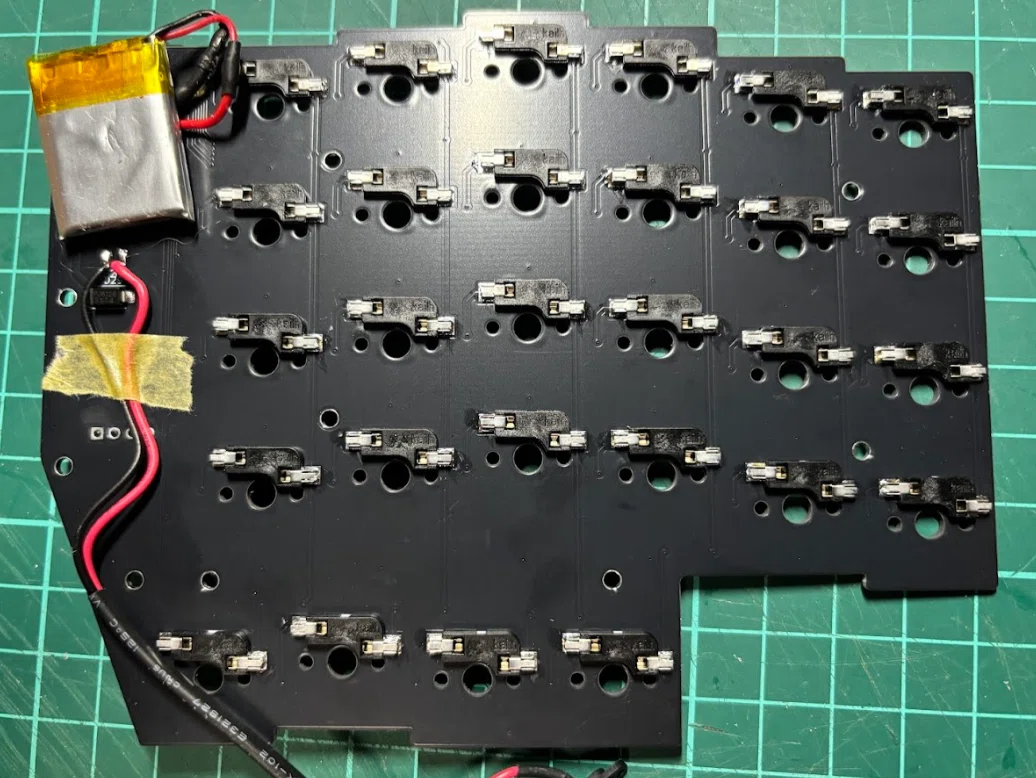 自作キーボードv2 - はんだ付け＆テスト｜ぷらっく