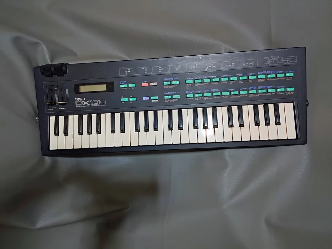 過去の愛器：YAMAHA DX100 デジタルシンセサイザー(1986年製)｜DUNE