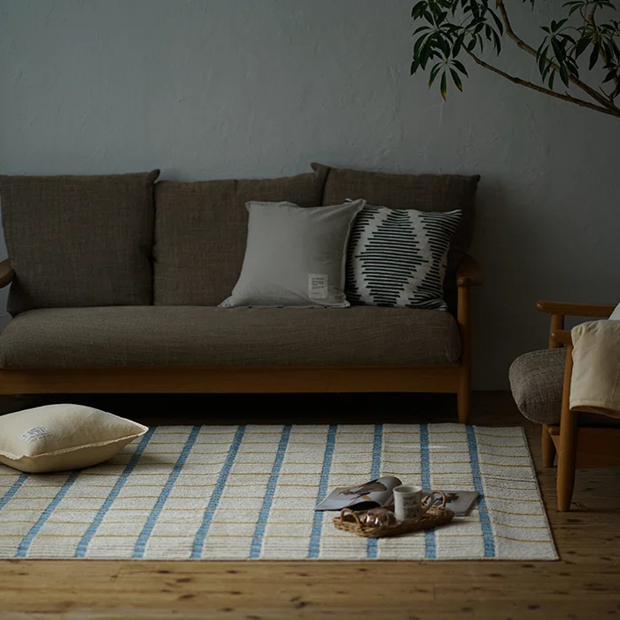 ①第2弾が完成します！残糸を再活用した「Re:Rug（リ・ラグ）」｜cucan