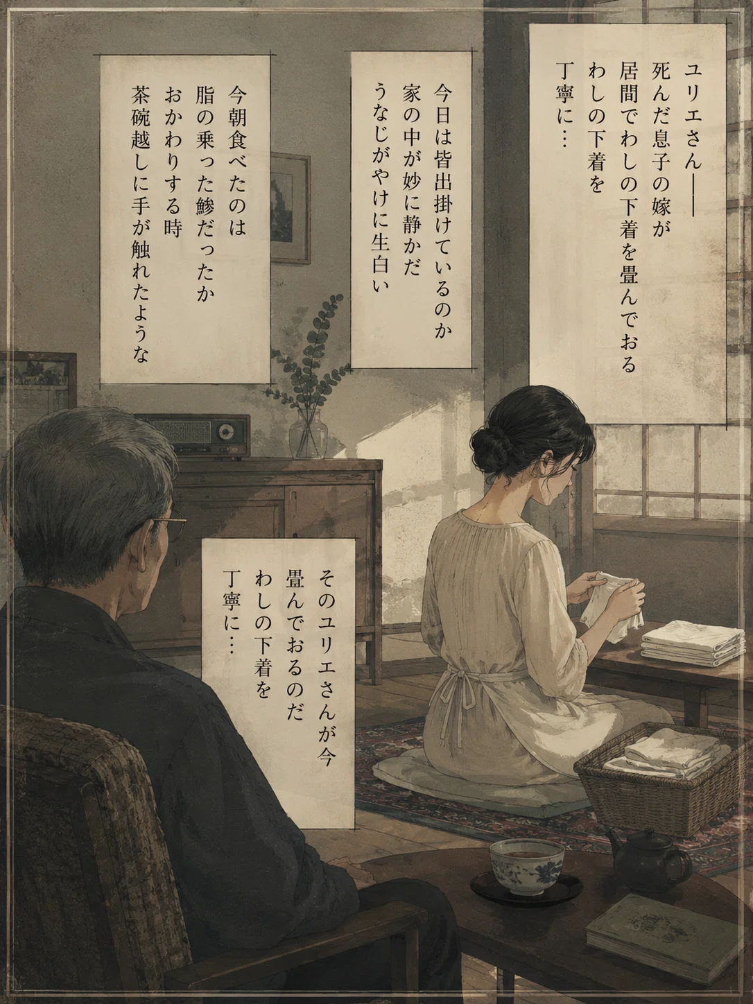 【断片文学】義父の目｜うたがわきしみ