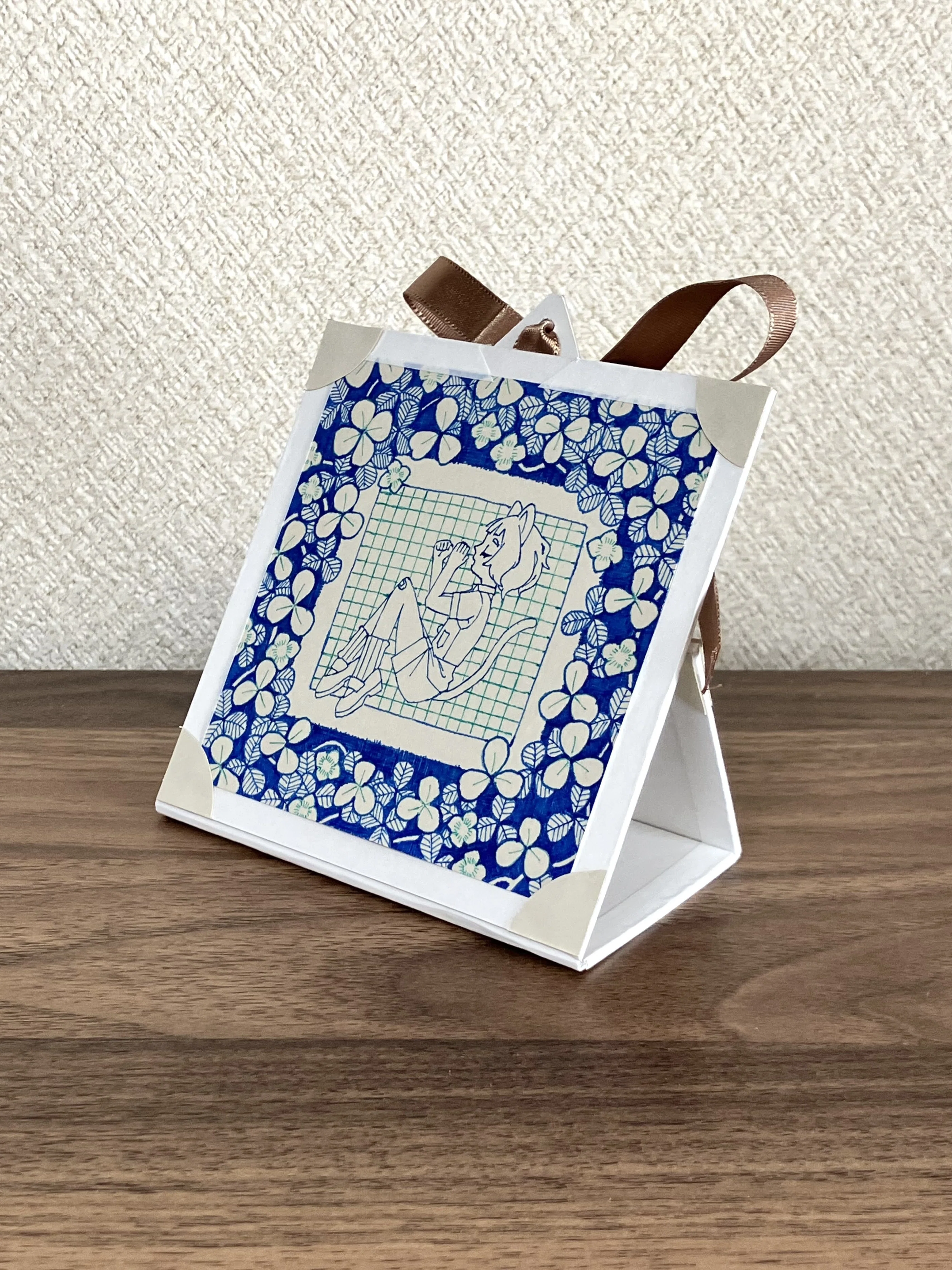 自立式色紙の作り方【創作記録】｜720