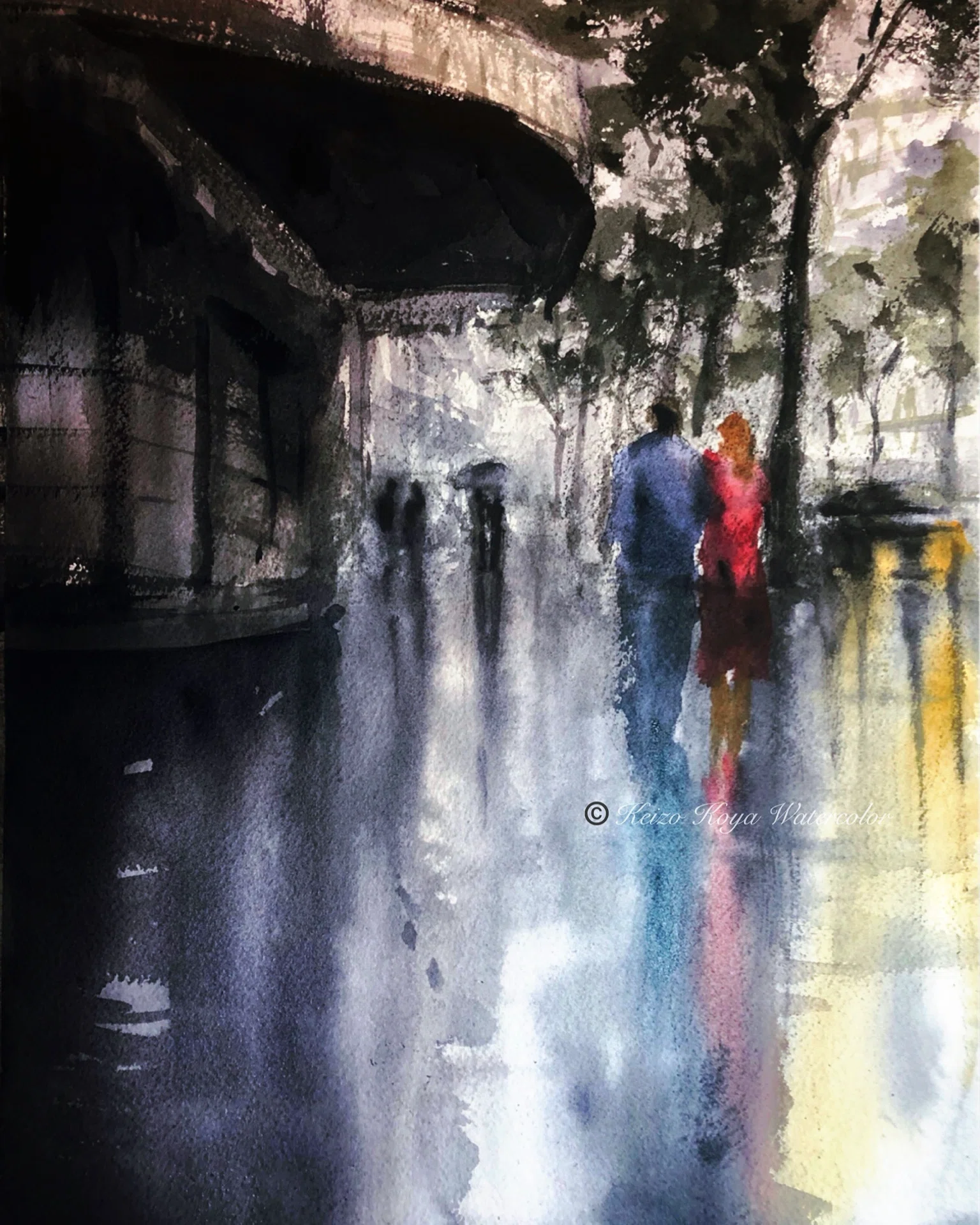 歌集『それぞれの青を連れて』(56) 雨の街｜Haruï