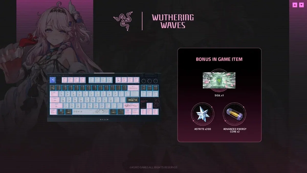 RazerとKuro Gamesが協業、『鳴潮』初の公式ゲーミングデバイス