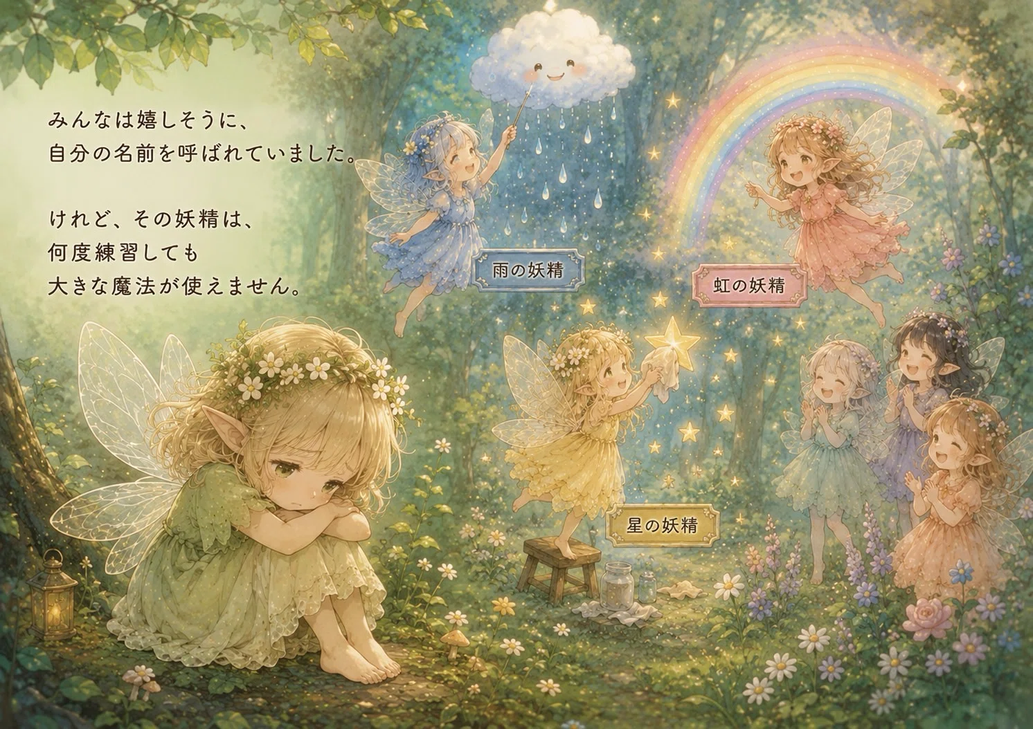 小さな奇跡の妖精 ｜ 絵本｜麦ちひろ