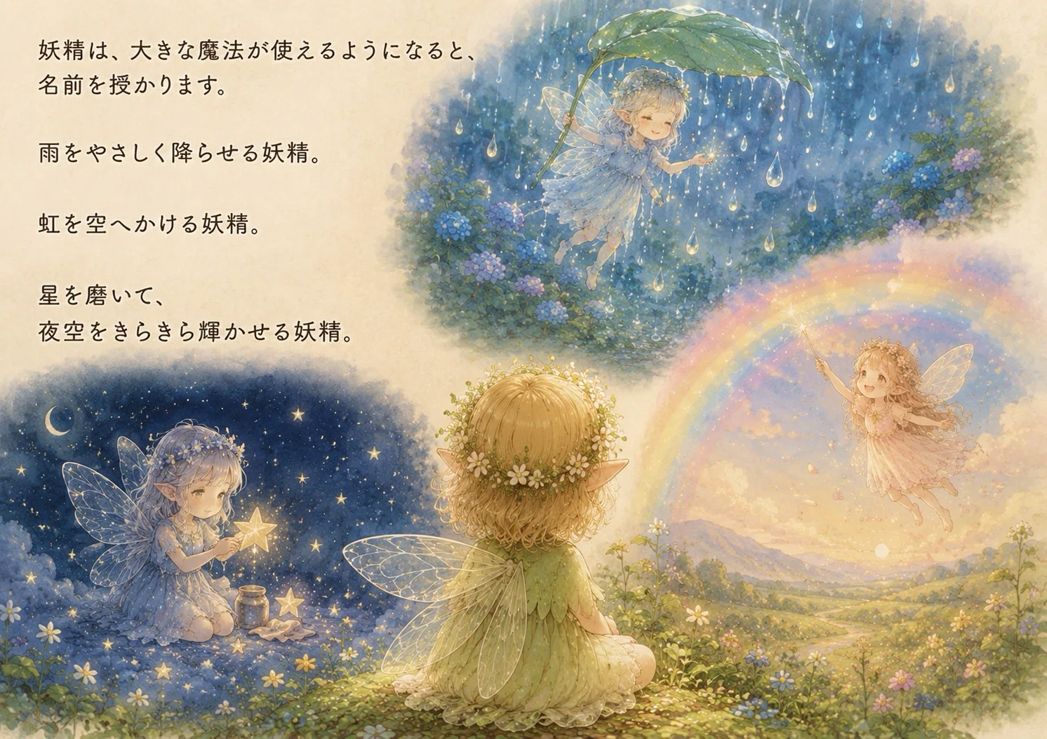 小さな奇跡の妖精 ｜ 絵本｜麦ちひろ