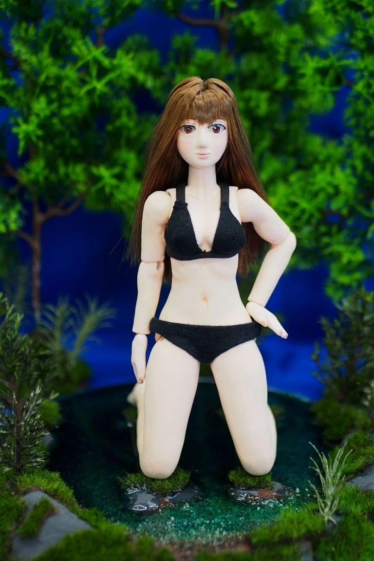 完成！ 「森の泉で出会った乙女」 ～脚線美を求めて～｜doll-modeler3