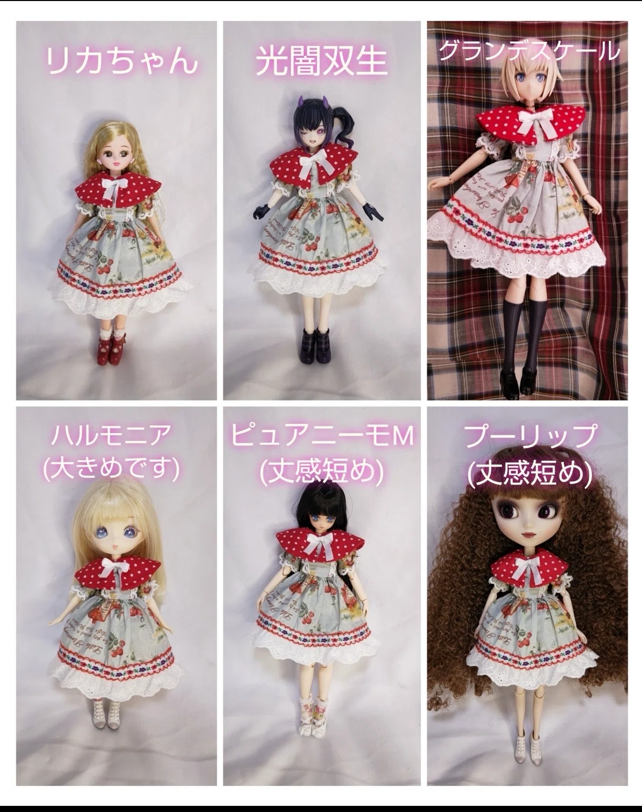 リカちゃん・光闇双生・グランデスケール・ハルモニア・ピュアニーモ