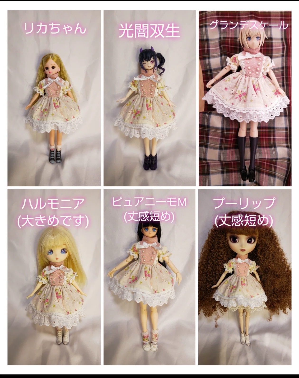 イスル　ミッドナイト　デジャブ プーリップ　ブライス　リカちゃん　ピュアニーモ リカちゃん・光闇双生・グランデスケール・ハルモニア・ピュアニーモ