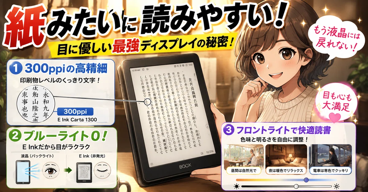 衝撃レビュー】私がKindleを手放した本当の理由。BOOX Go 7が「最強の