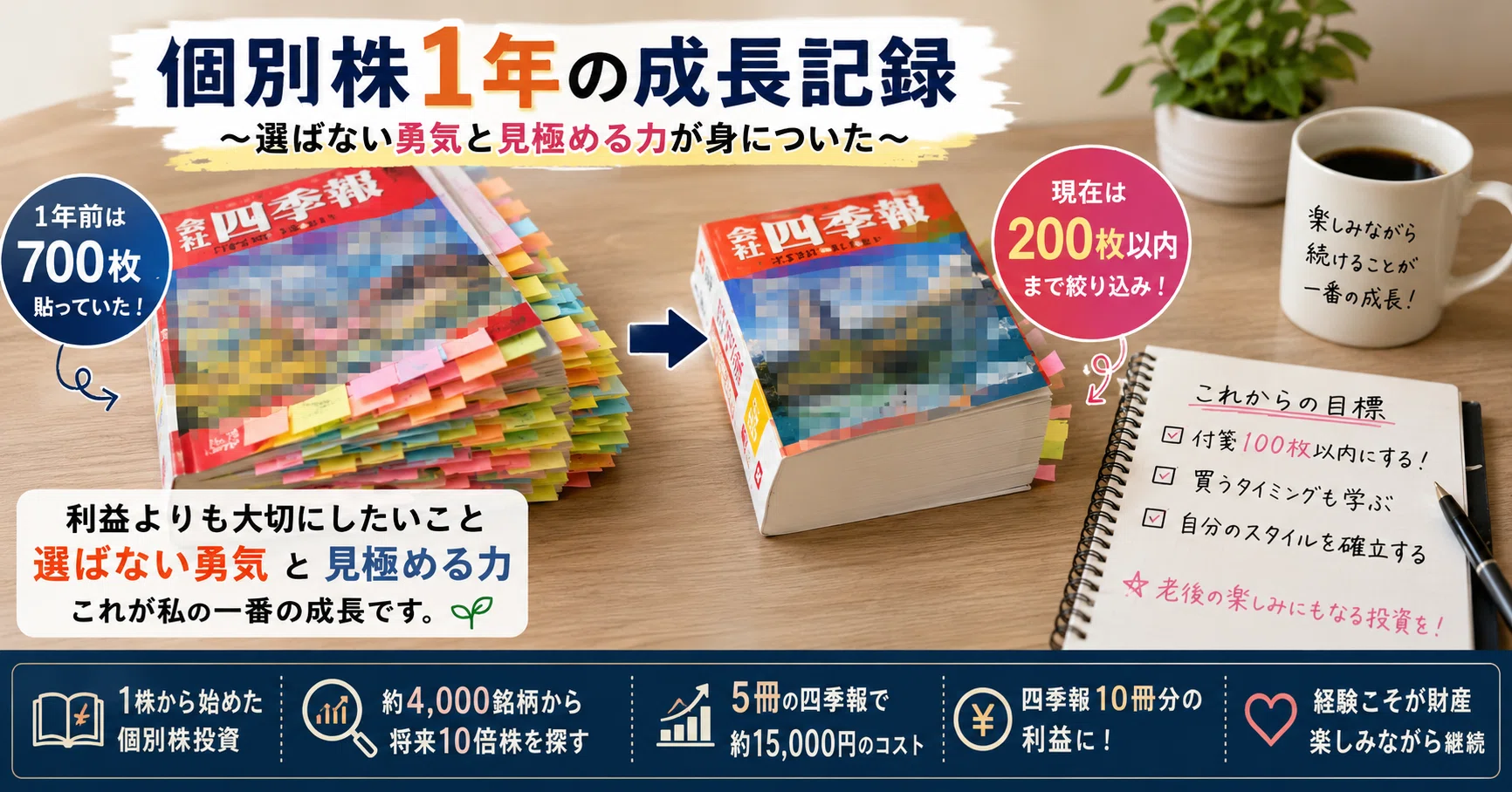 1年間、会社四季報を読み続けて見えた変化｜利益より嬉しかった「選ば