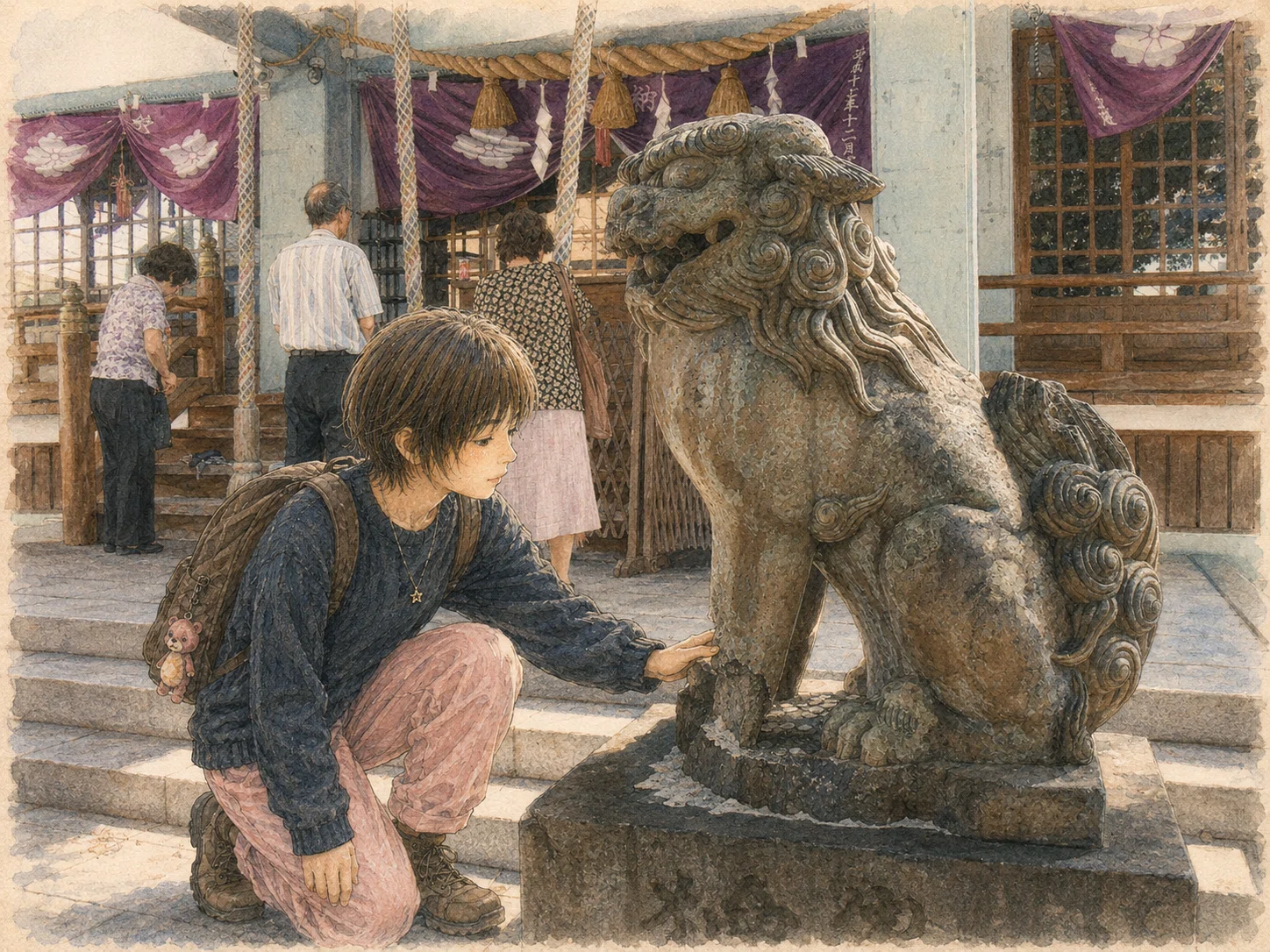 凛と旅する 長崎を歩く ～ 被爆狛犬｜江島 達也／アトリエはやぶさ／対州屋