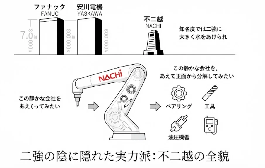 ファナックと安川の陰に、もう一社のロボットメーカー｜割安圏に沈む