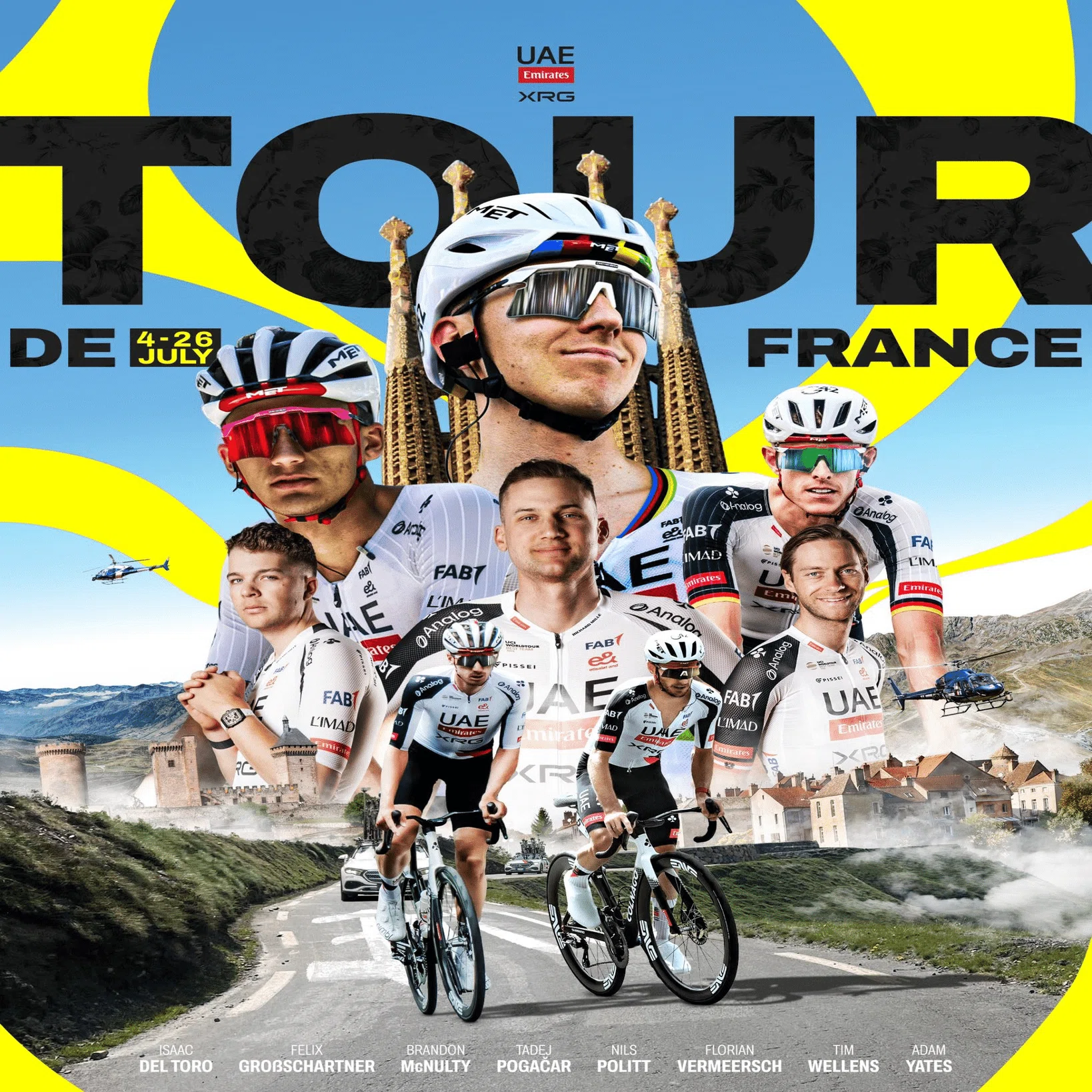 ツール・ド・フランス2026全チームプレビュー｜長澤洋明