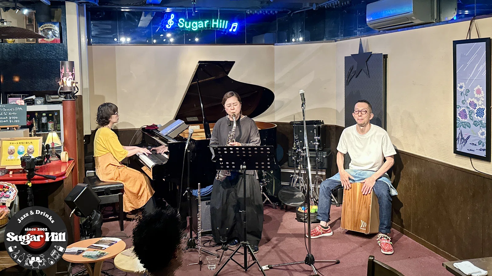 7/3(金)ピアノ松下美千代 サックス・フルート平山順子｜jazz&drinks