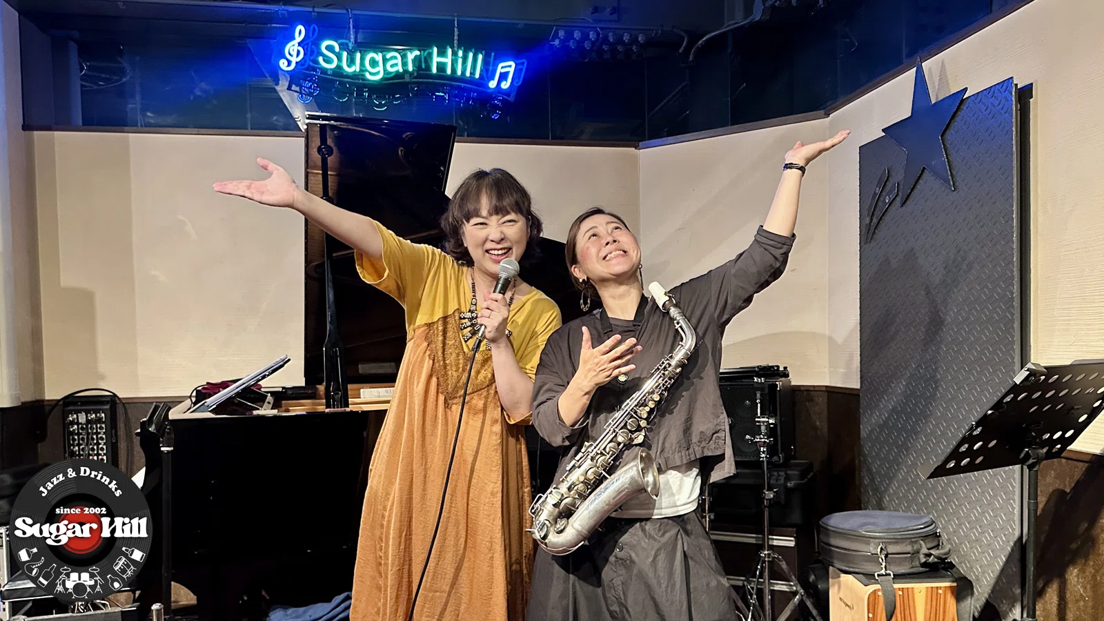 7/3(金)ピアノ松下美千代 サックス・フルート平山順子｜jazz&drinks