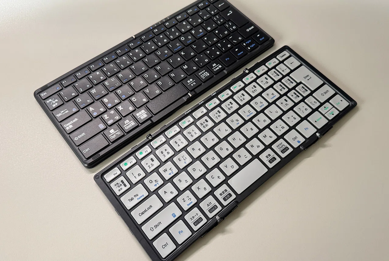 【まとめ売り】折りたたみキーボード・iPad用ケース等 5点セット 5種比較｜iPad mini向けおすすめJIS折りたたみキーボード2選｜ZR